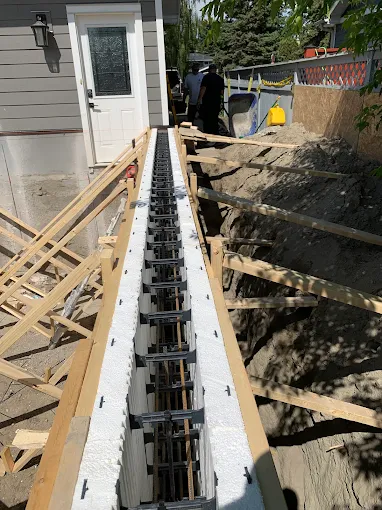 ICF wall reinforcement